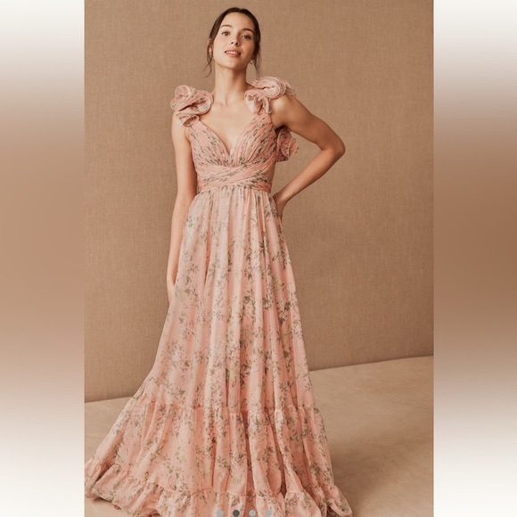 Mac Duggal Indy A-Line Chiffon Gown- 10 - Picture 3 of 10